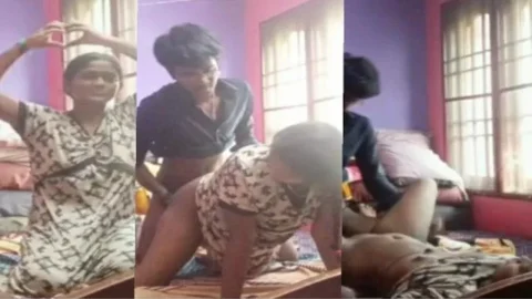 Tamil Girl Fucking at Home Alone With Curious brather