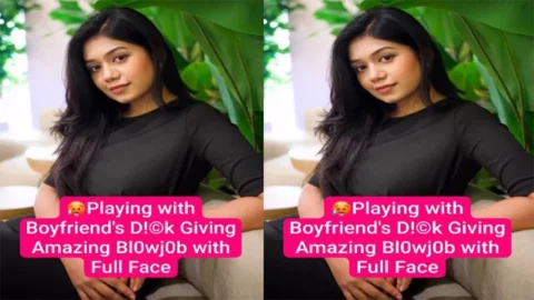 Horny Desi GF Oyo Boyfriends Dick - Giving Blowjob with Full Face Clear Audio