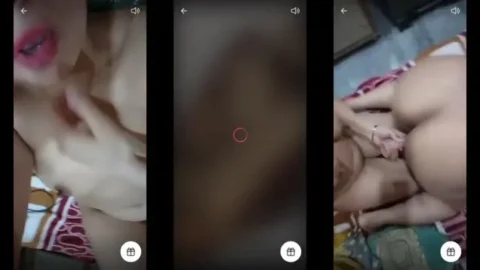 Indian Lesbian Couple in Bedroom