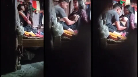 Desi Teen Girl Boobs - Sucking Her Lover On Room