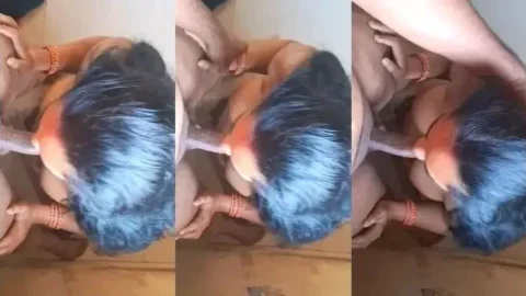 Horny Desi BBW Bhabhi Blowjob Swallowing Cum Video MMS