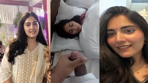 Sleeping Desi Girl - Cumshot Leak Viral Video