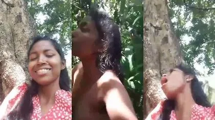 Horny Tamil Gf Licking Pussy Fucked Hard Outdoor