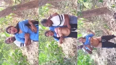 MMS of Desi Bhabhi Outdoor Blowjob and Hard Forest Fucking Video MMS