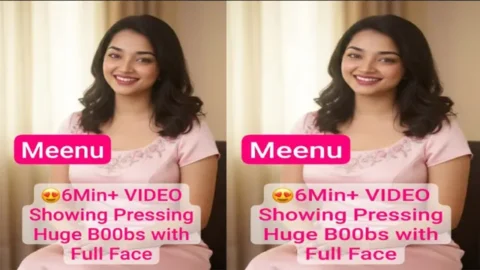 Meenu Model Latest Most Exclusive - Premium Live Teasing - Showing Pressing Huge Boobs