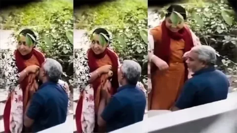 Aunty Boobs Suck - Old Man Park Fuck Viral