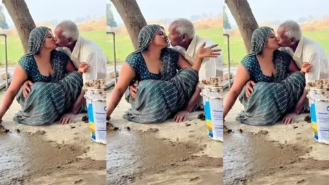 the village daughter in law - Father in law kissed