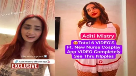 Aditi Mistry Boobs Jiggling New Nurse Cosplay App Video Completely See
