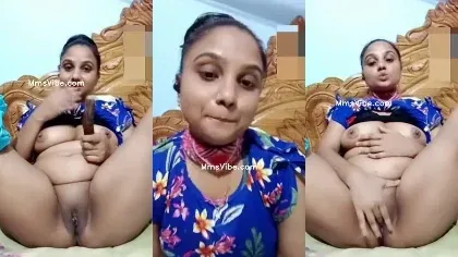 Beautiful Indian Wife Displays Her Alluring Boobs in Nude...