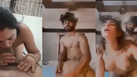 Desi Wife Sucking Husband Dick Fucking