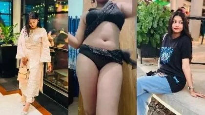 Nishat Maliha Nuha Dancing In Black Bra panty