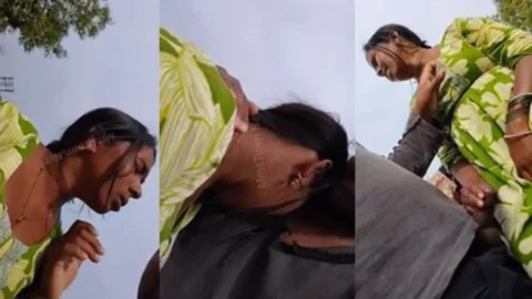 Desi Couple Outdoor Having Fun video