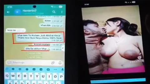 Horny Big Boobs GF - Enjoying With Her BF