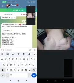 Video call service girl TG 4