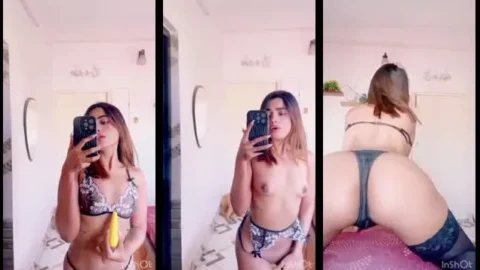Sima Das Influencer Strips Naked Revealing Boobs and Ass...