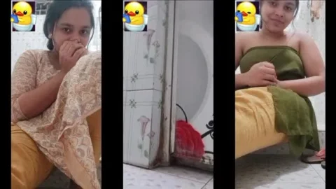 American Chubby Girlfriend Shows Her Naked Body in Bathro...