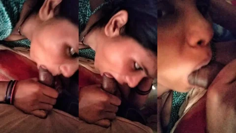 Desi bhabhi ne blowjob diya - Indian village porn video