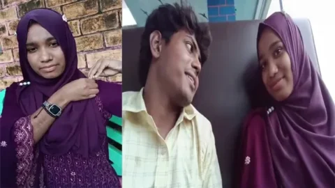 Hijabi GF Enjoying With - BF Outdoor Mms On VC
