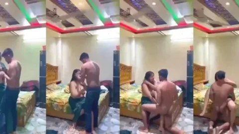 Desi MILF Bhabhi Blowjob and Rough Hotel Room Fucking Video MMS