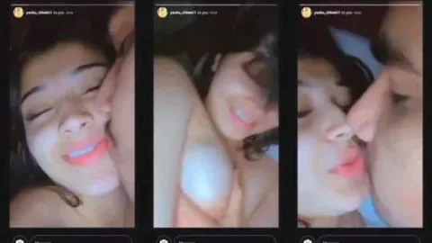 Desi Girlfriend with Big Tits Gets Groped and Kissed in MMS Video Video MMS