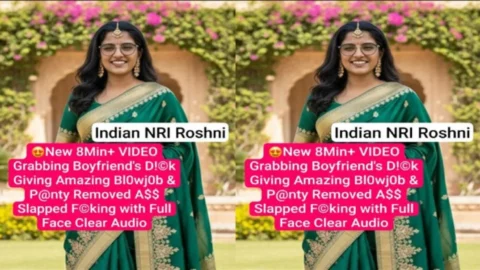 Indian Nri Roshni Boyfriend Dick Giving Amazing Blowjob Ass Slapped
