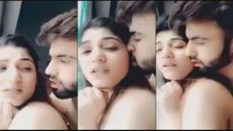 Hot Indian lovers standing sex