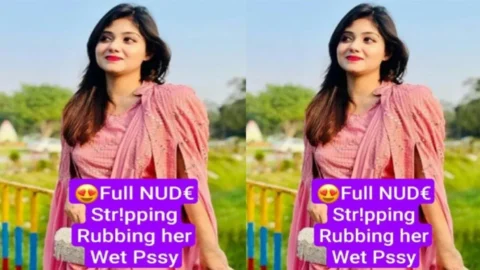 Famous Insta Girl Most Demanded Viral Video Stripping Fully Nude Playing with her Boobs