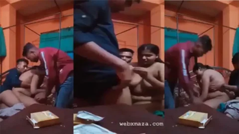Desi Young Bhabhi Affair 2 Debar Threesome Fucking Nobody At Home 2