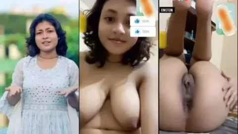 Influencer Nujhat Viral Nude MMS Exposing Her Huge Tits and Hairy Pussy Video MMS