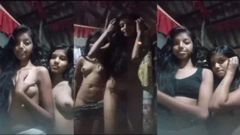 Young Sisters Having Lesbian Mms