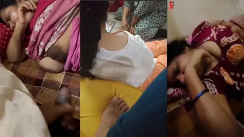 Two Horny Son Masturbating By Watching All Aunty