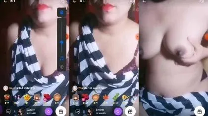 Desi Swet Wife Hot Boobs Fingering Pussy On Tango Live