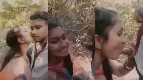 Beautiful village girl ki jungle me deep blowjob video
