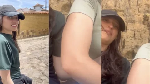 Two Lesbians Touch each other to Orgasm - on the Corner of a Town trying to - Avoid being seen by anyone