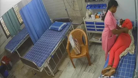 Tamil Aunty In Clinic Room Inject On Big Ass CCTV Viral