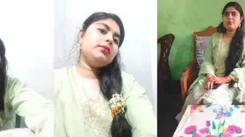 Desi Girlfriend Gets Naked and Teases Her Big Boobs and Phat Ass Video MMS