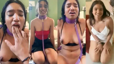 Viral MMS Desi GF Tied Up and Fucked Hard in Rough BDSM Sex Video MMS