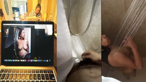 Desi Mom Bathing Caught - Videos Her Son Handjob Part 2