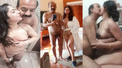 Uncle Bathing and Enjoying With Sexy Babe In Hotel 2