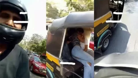 Auto Me Chudai Leak - Traffic Jam Hard Exposed