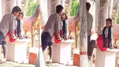 MMS of Desi Teen GF Getting Fucked Hard in a Public Park Video MMS