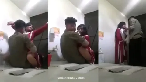 College Babe Washroom Fucking In By Lover