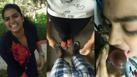 Priya Stairs Blowjob - BF Hard MMS Viral