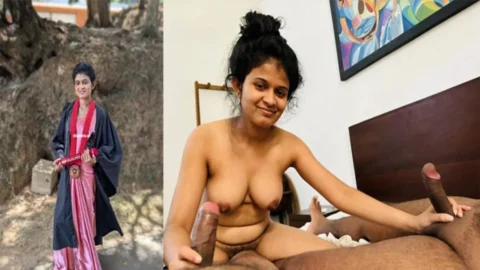 Mumbai Univerity Girl Being Shared With Two Friends