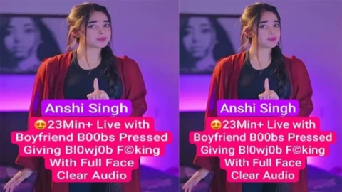 Anshi Singh Deep Throat Blowjob Fucking Shower with Full Face Clear Audio