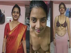 Telugu Aunty Boob Pressed By Husband