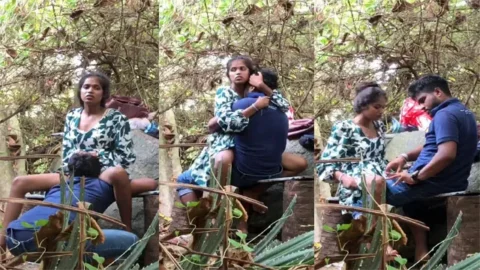 Viral Public Lovely Couples - Outdoor Sex Recorded - One Guy Viral Mms