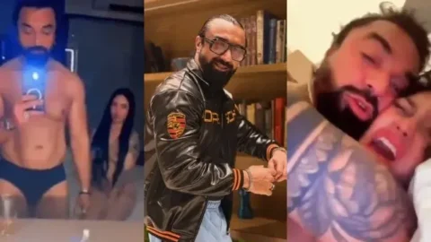 Desi Celebrity Ajaz Khan Fucking His Girlfriend In Viral MMS Video MMS
