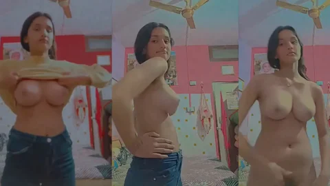 Sexy teenage girl ne BF ko nude tits ki clip bana ke bhej di