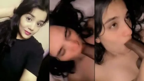 Extremely sexy indian girl giving blowjob to boyfriend in oyo clear hindi talking